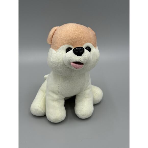 Nanco Pomeranian Puppy Dog Sitting Plush Small 6” Stuffed Animal - Picture 1 of 9
